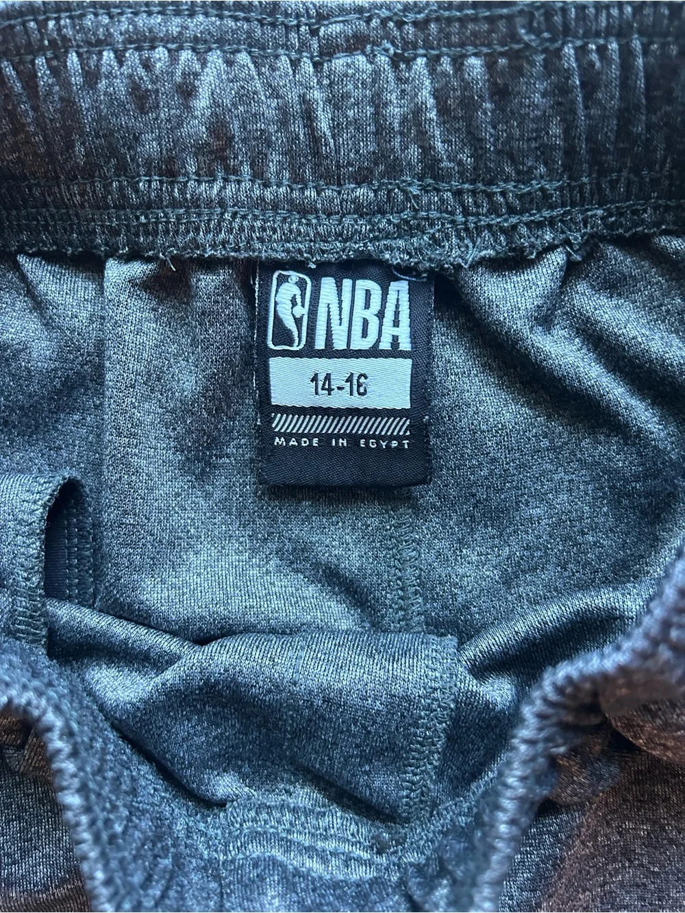 NBA Boys Fleece Jogger Sweatpants Charcoal Grey Size 14/16